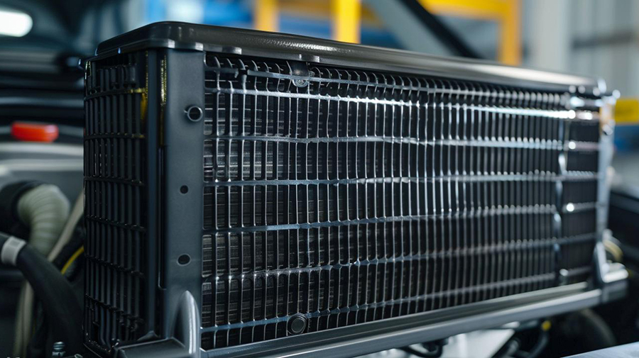 Радіатор кондиціонера авто в машині